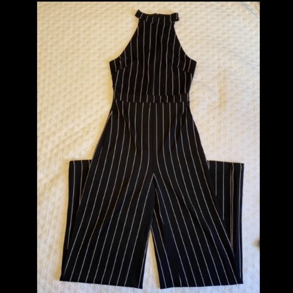 Soprano Stripped Jumpsuit